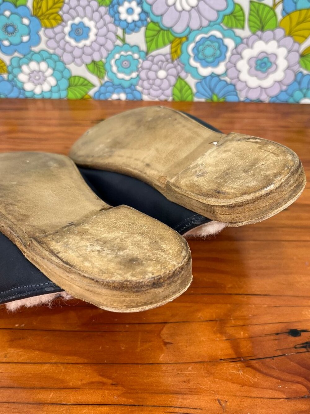 Sabah Marino Blue Babas Womens Slippers Size: EU 39 (US Size 6.5-7) - Picture 7 of 15